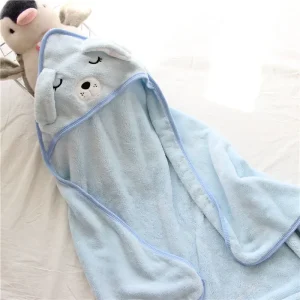 Super Soft Bath Towel Blanket Warm Sleeping Swaddle Wrap for Infant Boys Girls