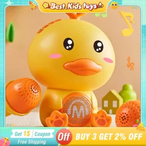 Baby Cute Karaoke Singing Machine Education Toys Cartoon Speaker With Lights