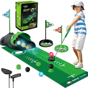 Kids Toy Golf Putting Mat Toddler Mini Golf