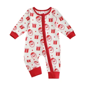 Christmas Romper Clothes for Girls Boys