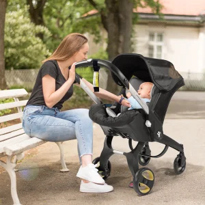 Baby stroller, metal frame